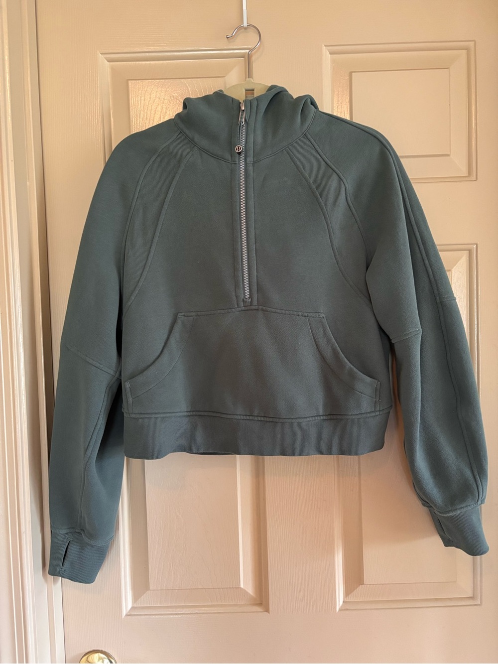 lululemon x Peloton Hooded Scuba 1/4 zip pullover